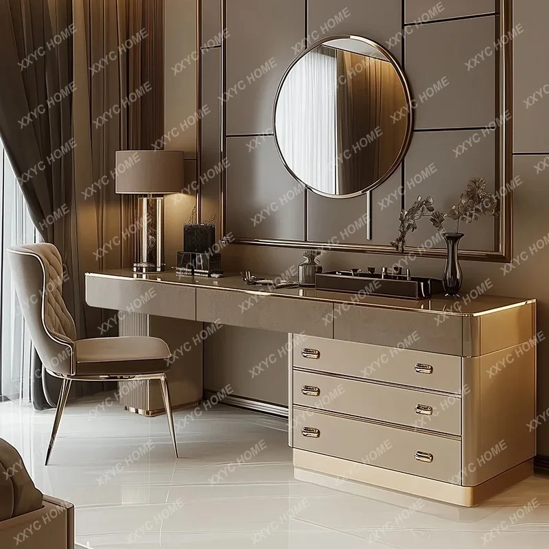 A Full Set Wooden Vanity Table - Beauty Makeup Vanity Set review and price