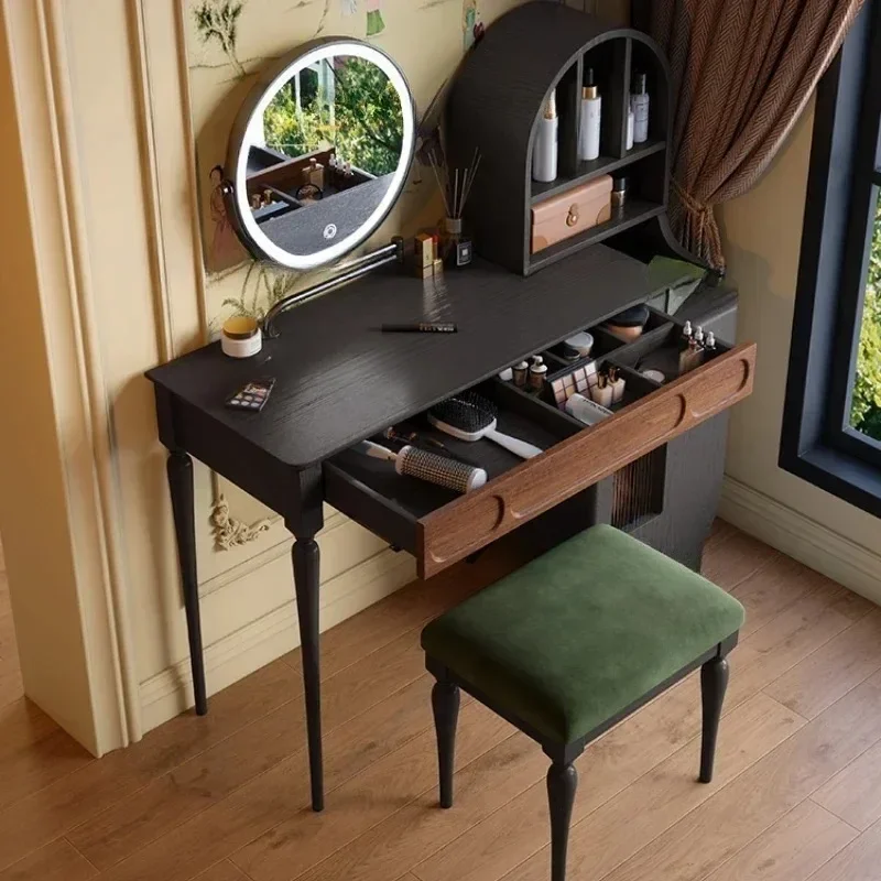 +Organizer Black Vanity Table  - Beauty Makeup Vanity Set review and price