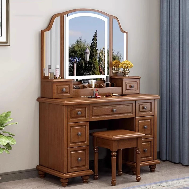 Full Set Aesthetic Vanity Tabl - Beauty Makeup Vanity Set review and price